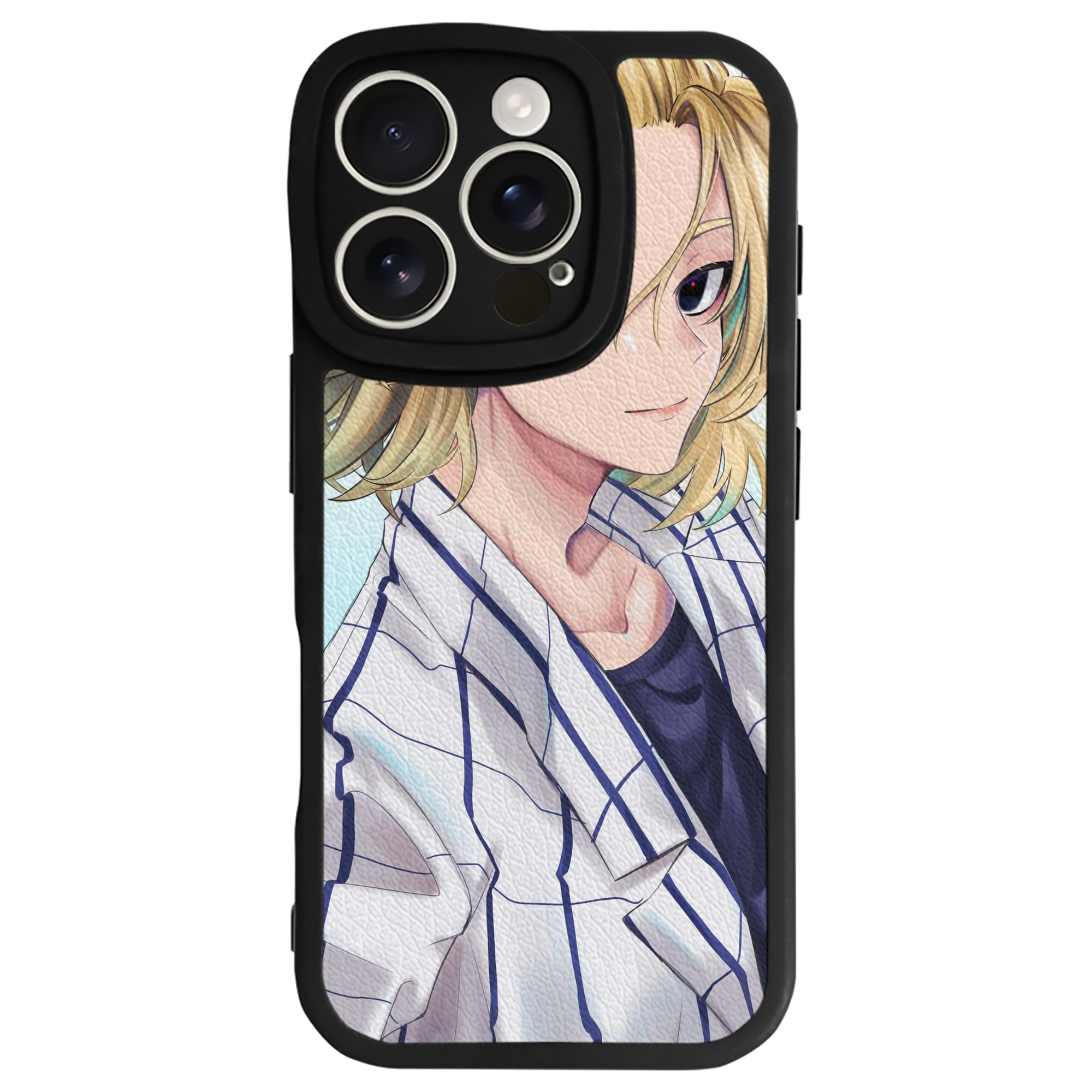（画像用） 東京リベンジャーズ Tokyo Revengers 【iPhone 16シリーズ対応】シリコンスマホケース（レザー調） 材質：シリコン